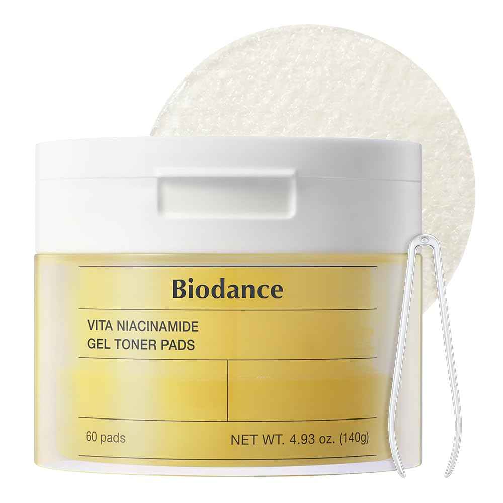 Biodance Collagen Gel Toner Pads, Pore Minimizer for Face, Improving Elasticity, Plumping Toner Pads for Sensitive Skin, Pre-Soaked Pads, Korean Skin Care, Mothers Day Giftsㅣ60 Pads