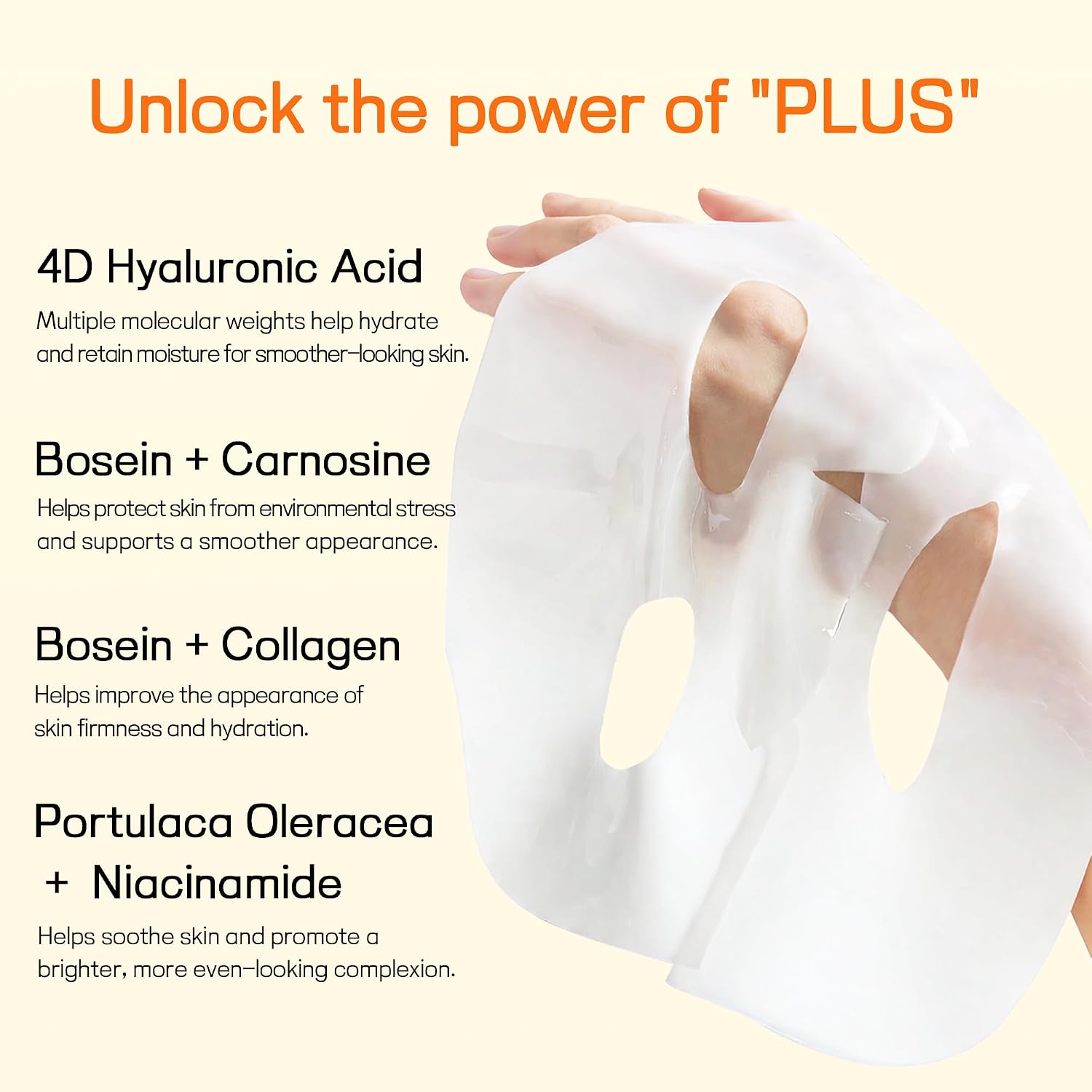 Bio-Collagen Real Deep Facial Mask Hydrating Overnight Hydrogel Mask Pore Minimizing Elasticity Firming And Moisturizing 33g x 4ea