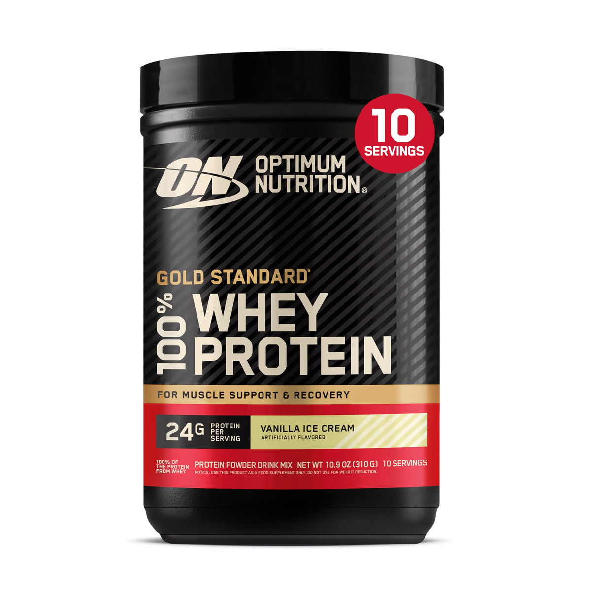 Optimum Nutrition Gold Standard Whey Protein, Double Rich Chocolate, 2 LB