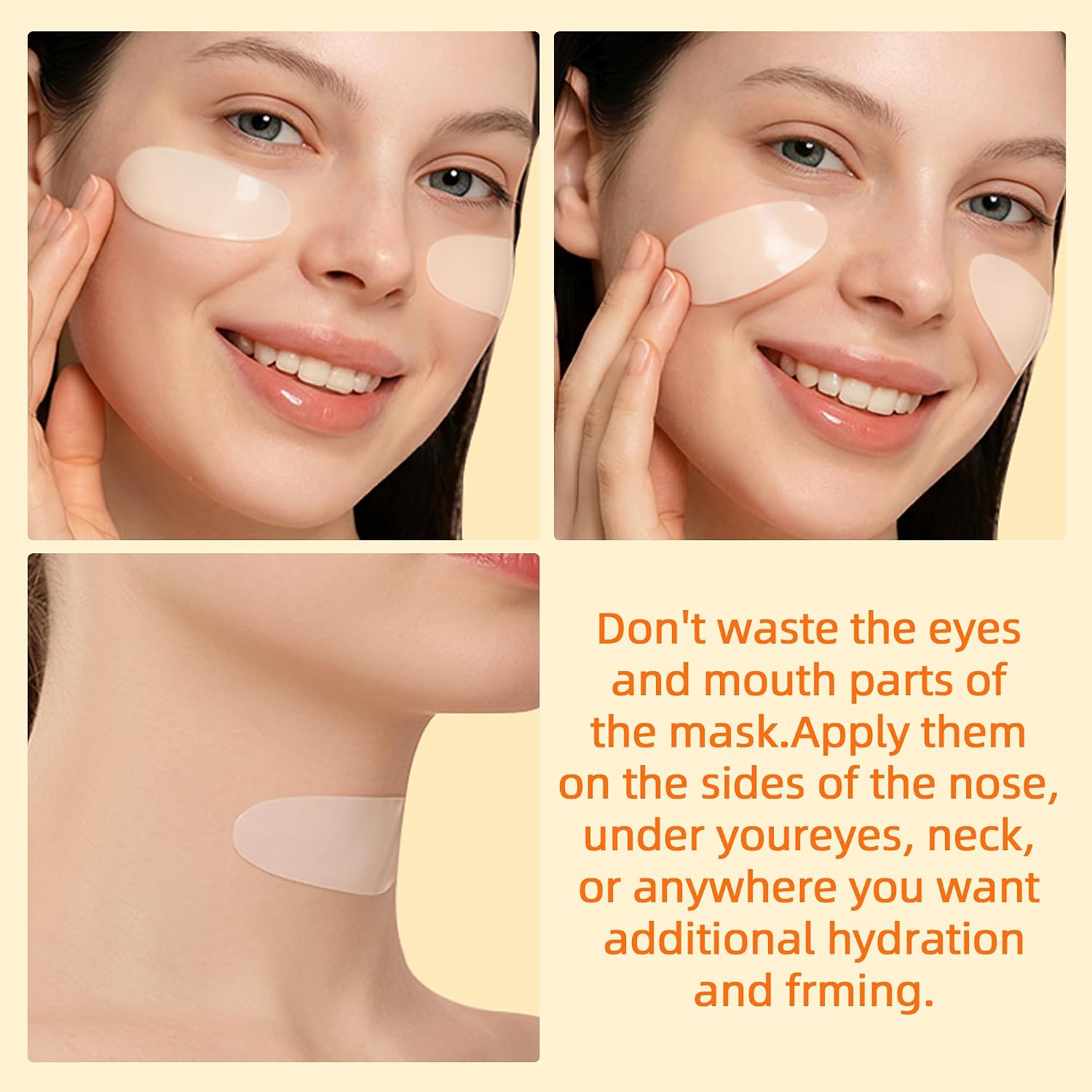 Bio-Collagen Real Deep Facial Mask Hydrating Overnight Hydrogel Mask Pore Minimizing Elasticity Firming And Moisturizing 33g x 4ea